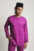 Isyraq Baju Melayu Teluk Belanga Violet Purple